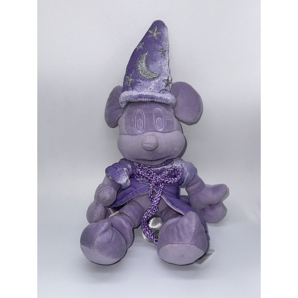 Disney Sorcerer Mickey Mouse Liliac Purple Mystery Plush Ink Paint Fantasia 11in